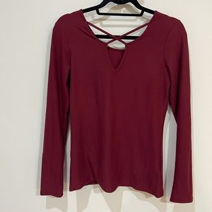 Daytrip - Long Sleeve Red shirt